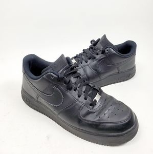 Nike Air Force 1 Low Men's Shoes Black/Black L